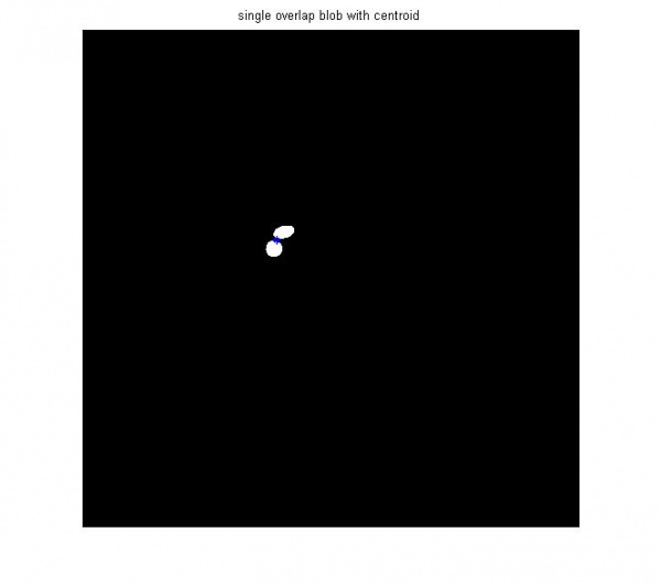 bisecting line in overlap cell